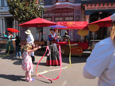 But twirling ribbons is fun!