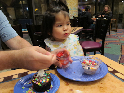 With a little help from Daddy